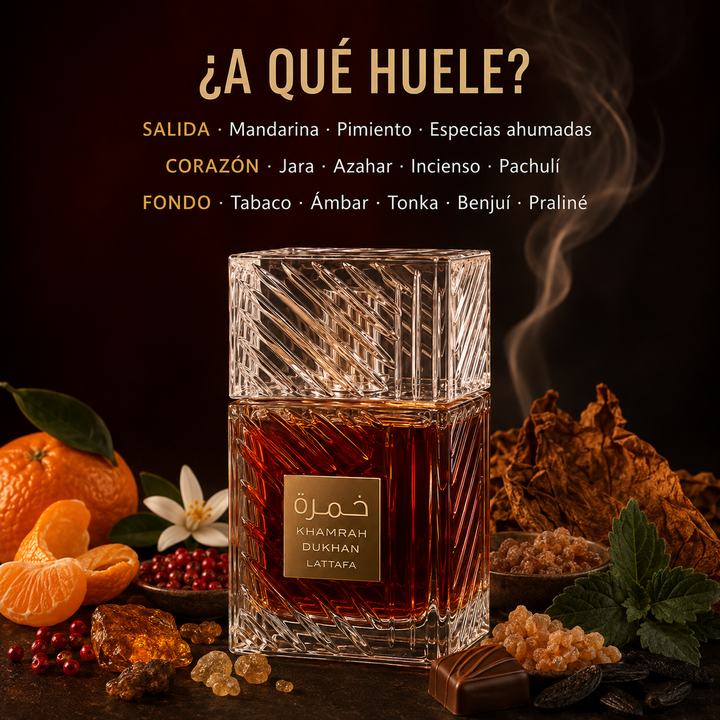 Lattafa Khamrah Dukhan 100ml para Hombre