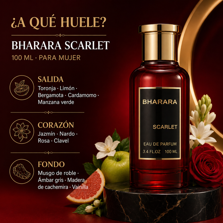Bharara Scarlet 100ml para Mujer