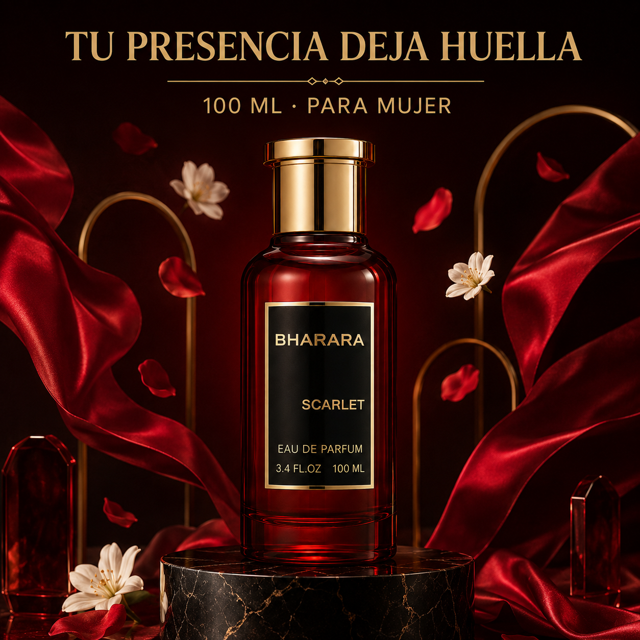 Bharara Scarlet 100ml para Mujer