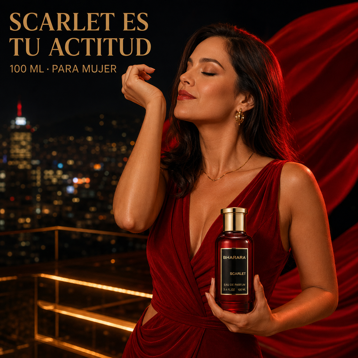 Bharara Scarlet 100ml para Mujer