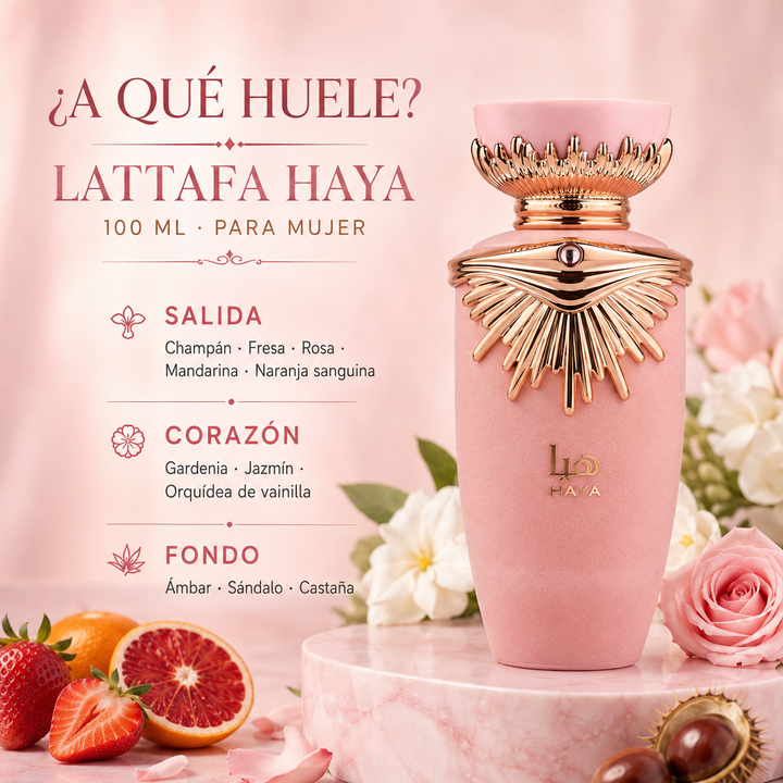 Lattafa Haya 100ml para Mujer