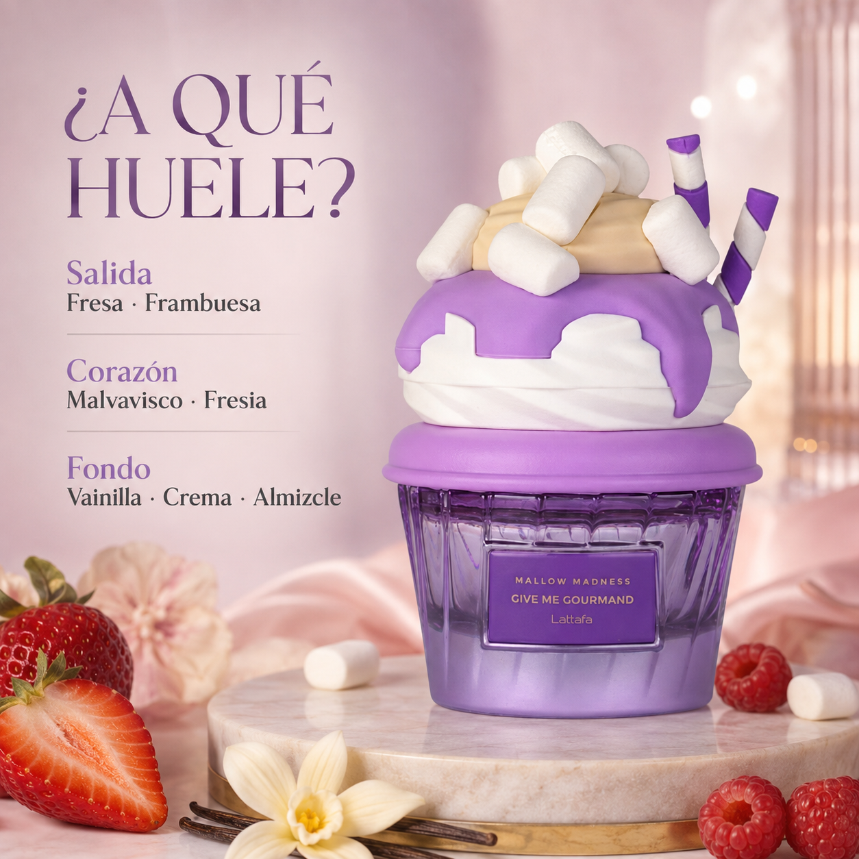 Lattafa Mallow Madness 75ml para Mujer