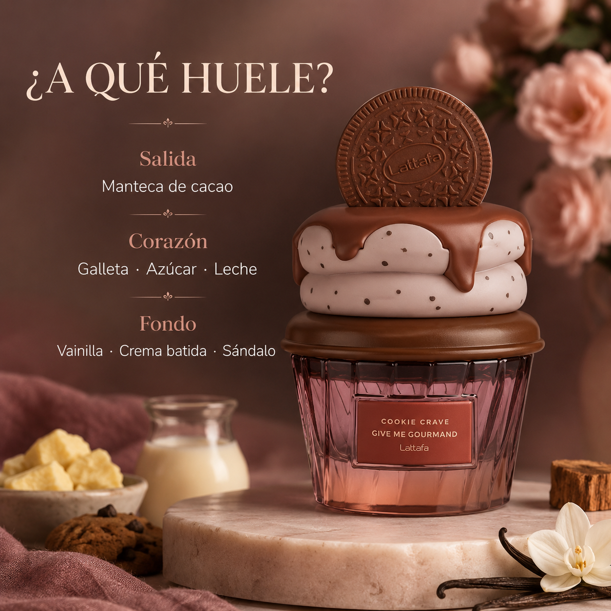 Lattafa Cookie Crave 75ml para Mujer
