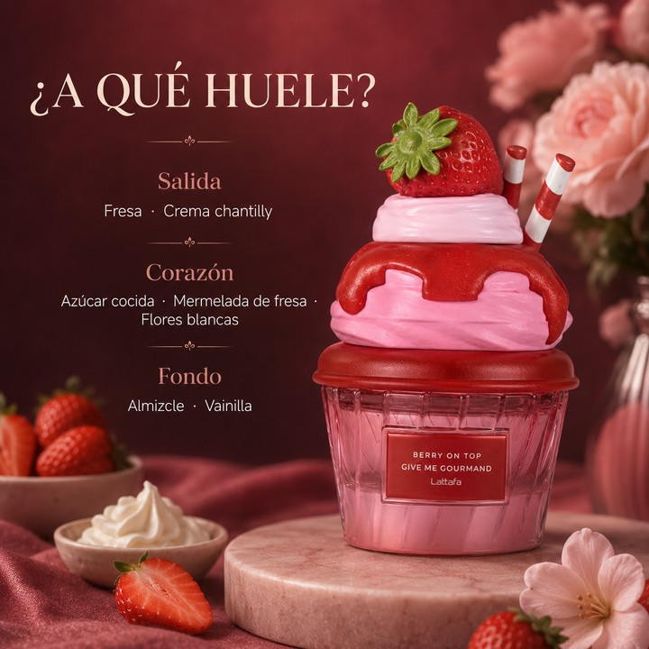 Lattafa Berry On Top 75ml para Mujer