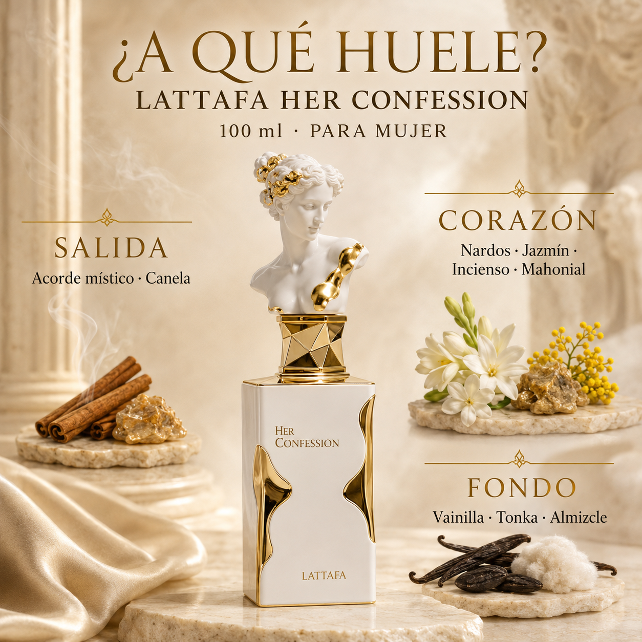 Lattafa Her Confession 100ml para Mujer
