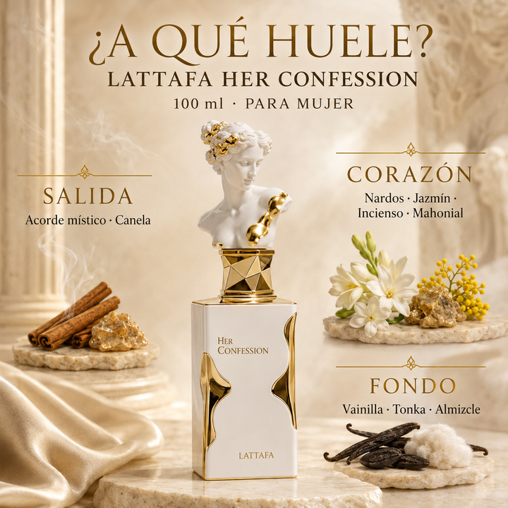 Lattafa Her Confession 100ml para Mujer