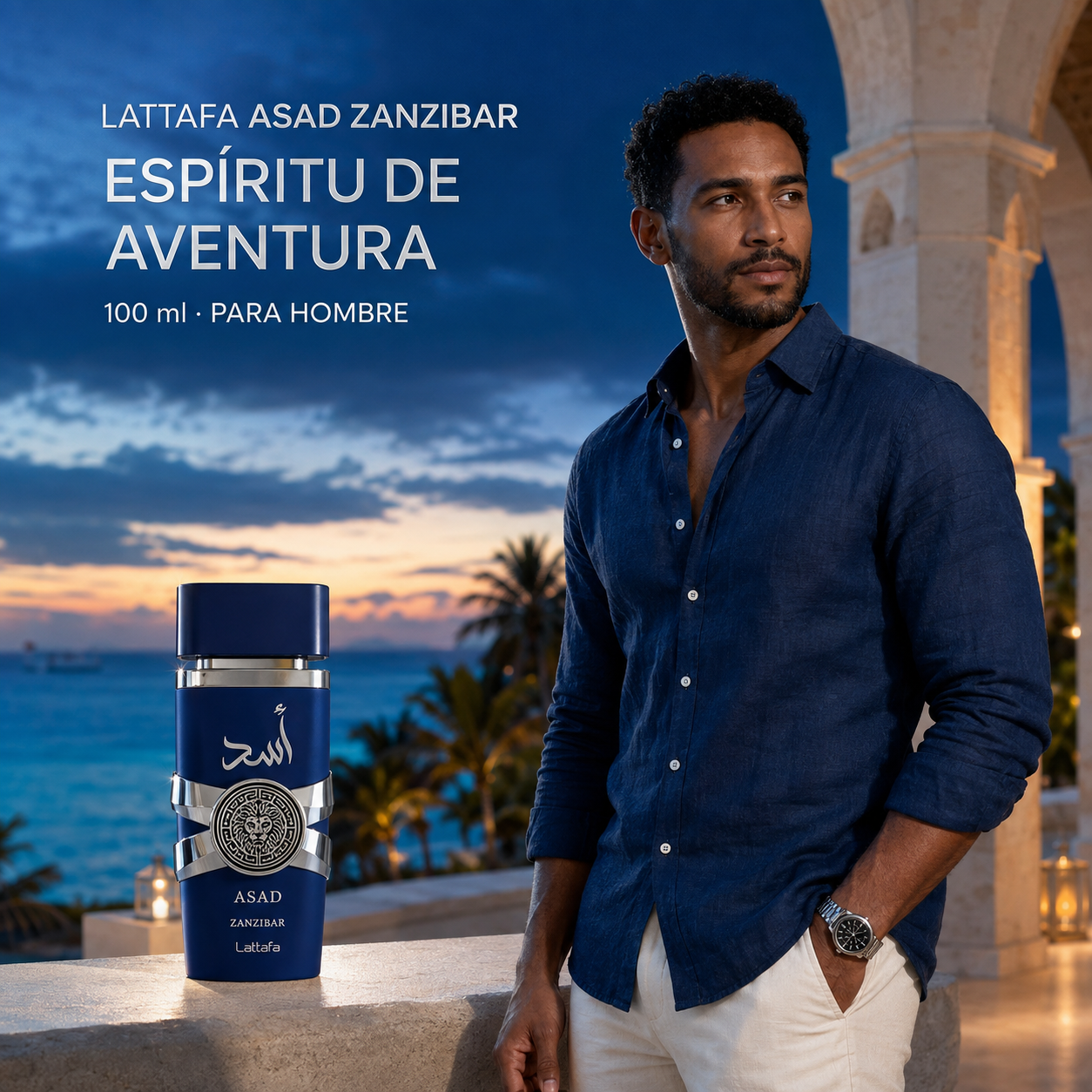 Lattafa Asad Zanzibar 100ml para Hombre