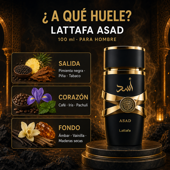 Lattafa Asad 100ml para Hombre