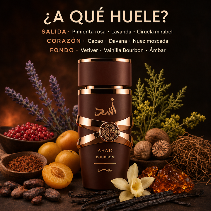 Lattafa Asad Bourbon 100ml para Hombre