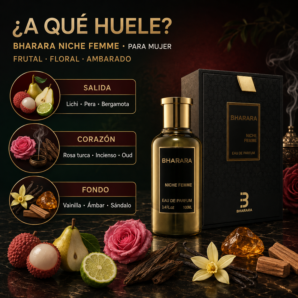 Bharara Niche Femme 100ml para Mujer