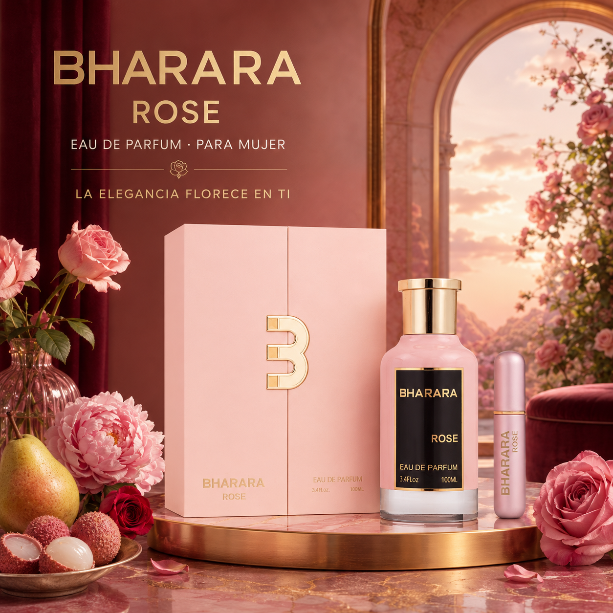 Bharara Rose 100ml para Mujer