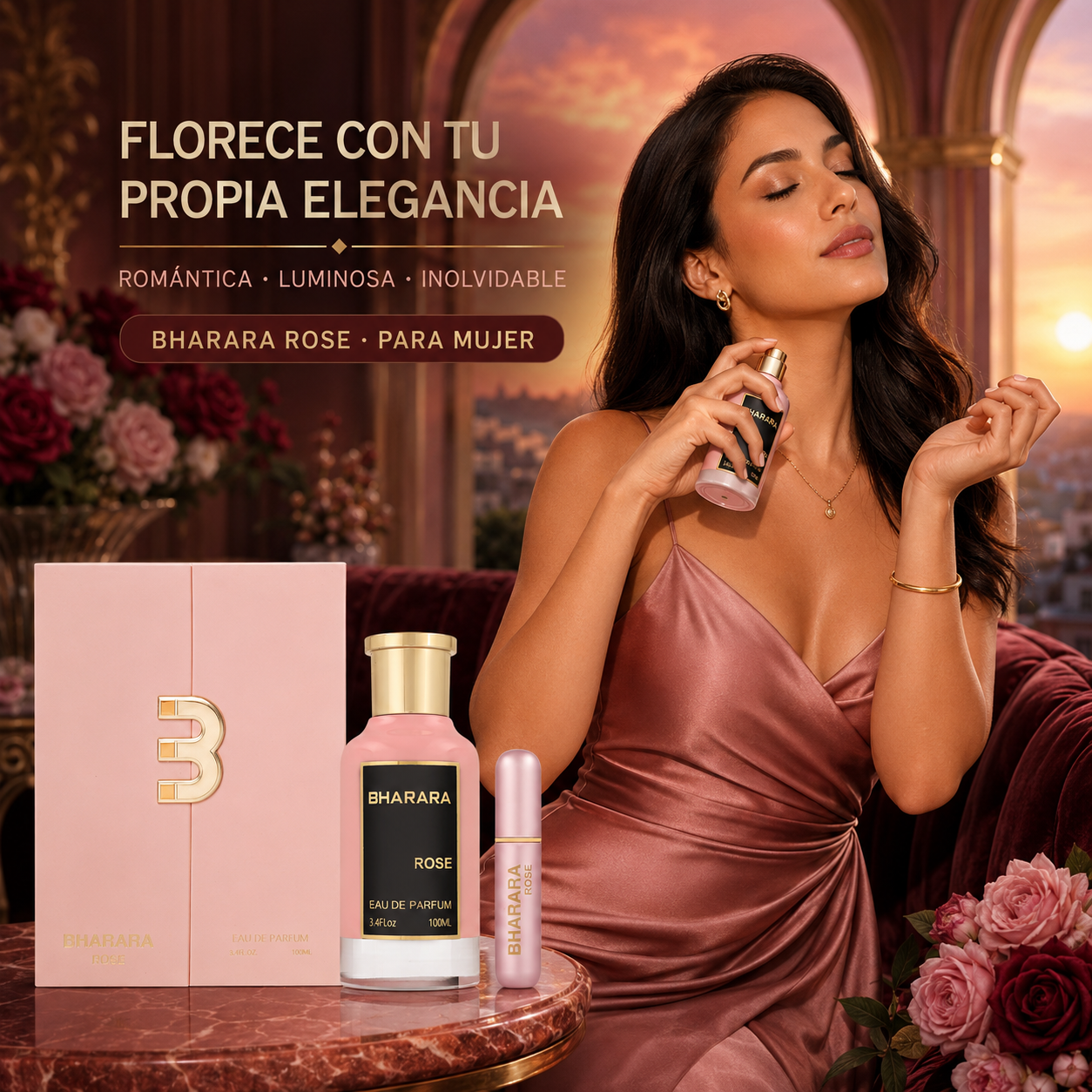 Bharara Rose 100ml para Mujer