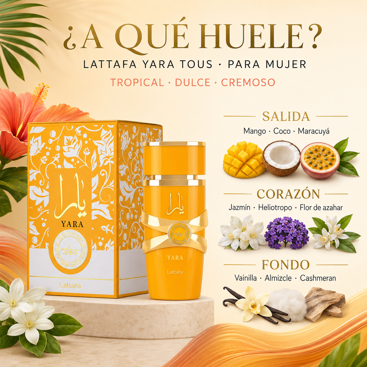 Lattafa Yara Tous 100ml para Mujer