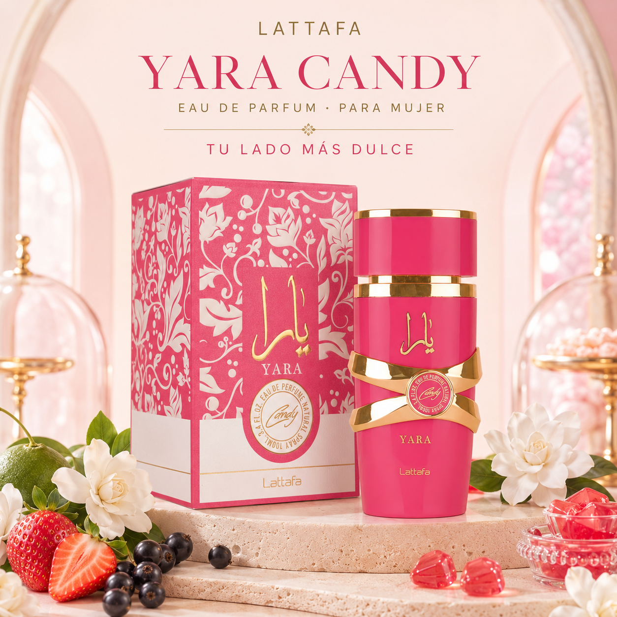 Lattafa Yara Candy 100ml para Mujer