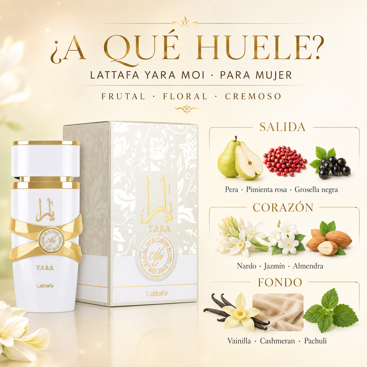Lattafa Yara Moi 100ml para Mujer