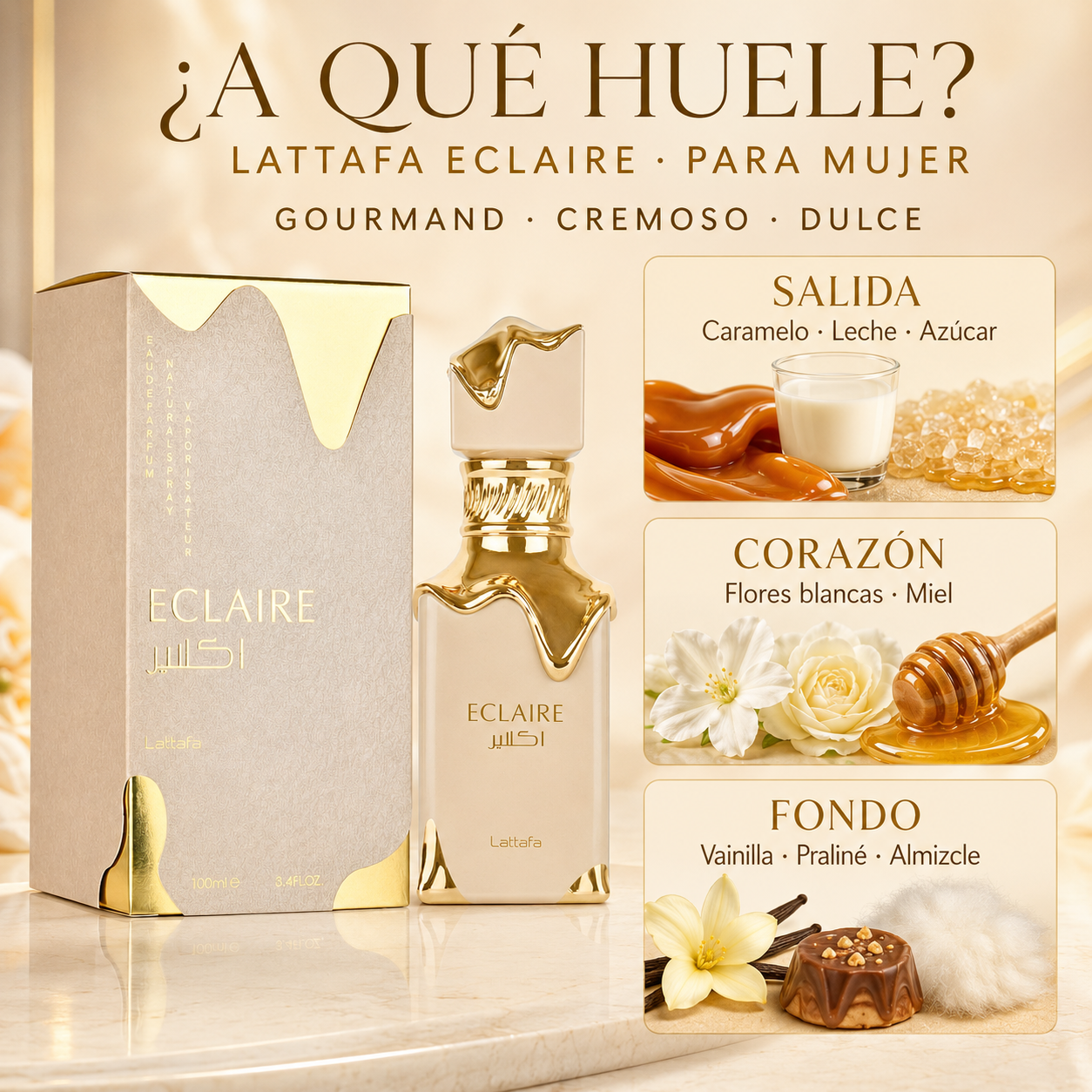 Lattafa Eclaire 100ml para Mujer