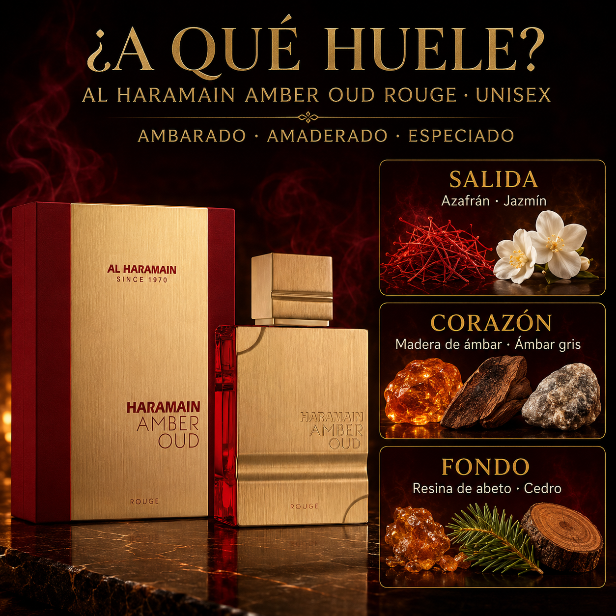 Al Haramain Amber Oud Rouge Unisex