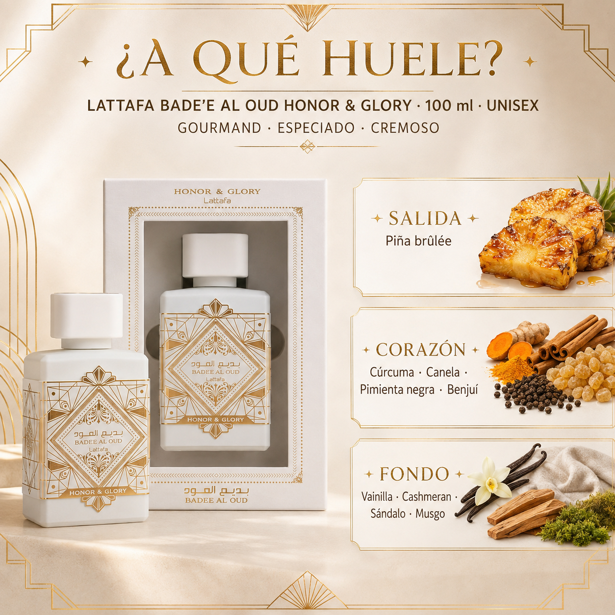 Lattafa Bade’e Al Oud Honor & Glory 100ml Unisex