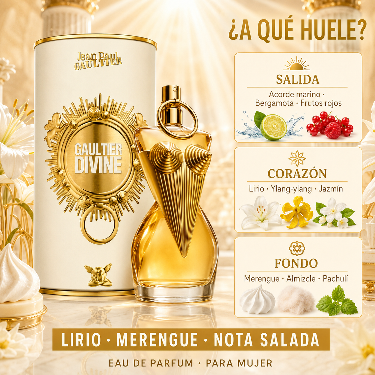 Jean Paul Gaultier Divine 100ml para Mujer