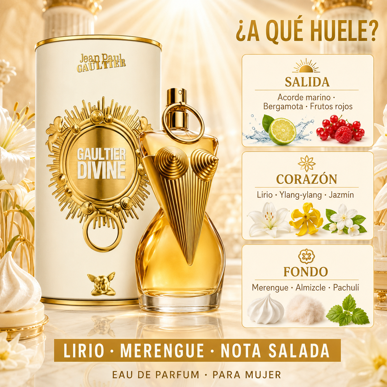 Jean Paul Gaultier Divine 100ml para Mujer