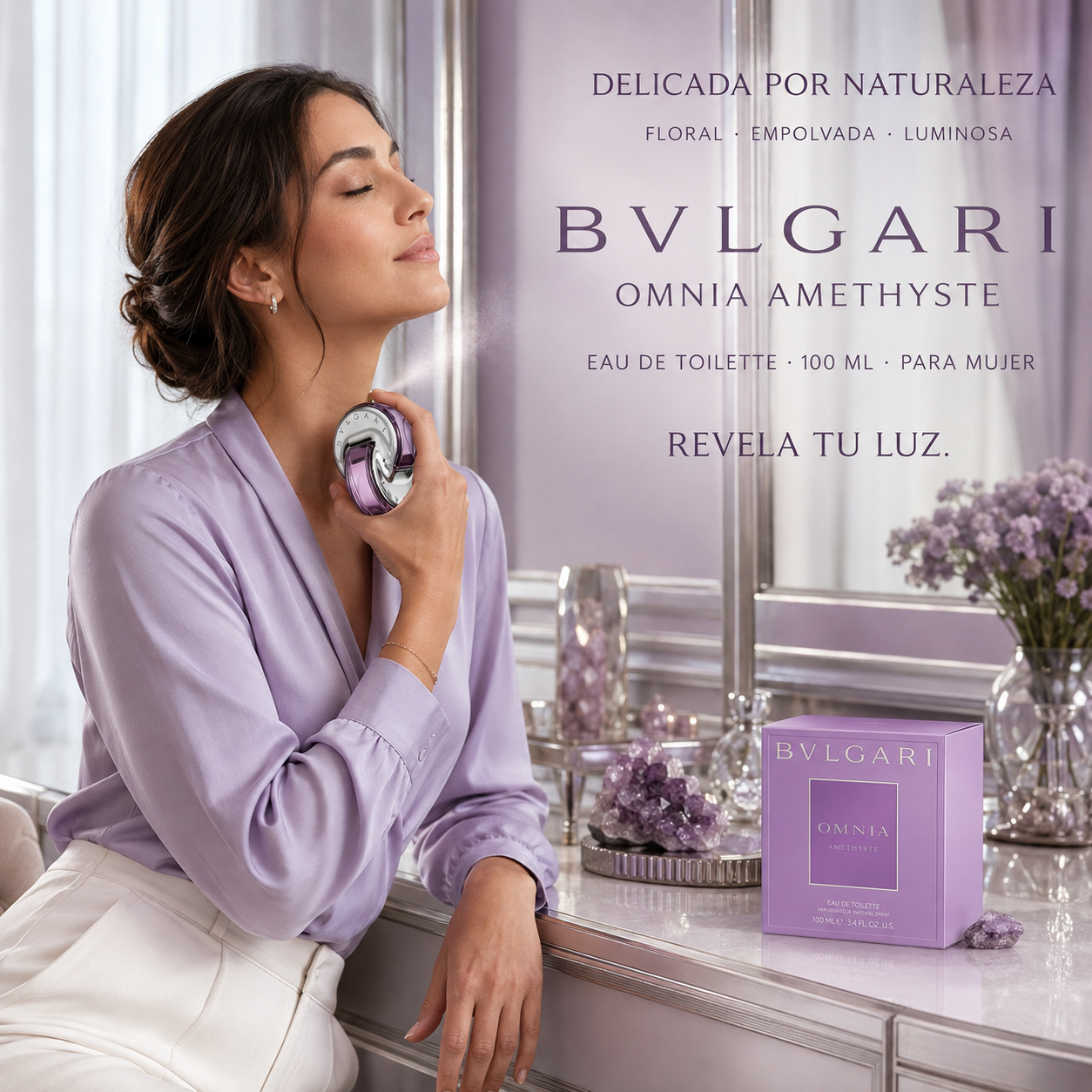 Bvlgari Omnia Amethyste 100ml para Mujer