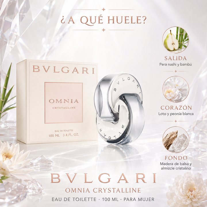Bvlgari Omnia Crystalline 100ml para Mujer