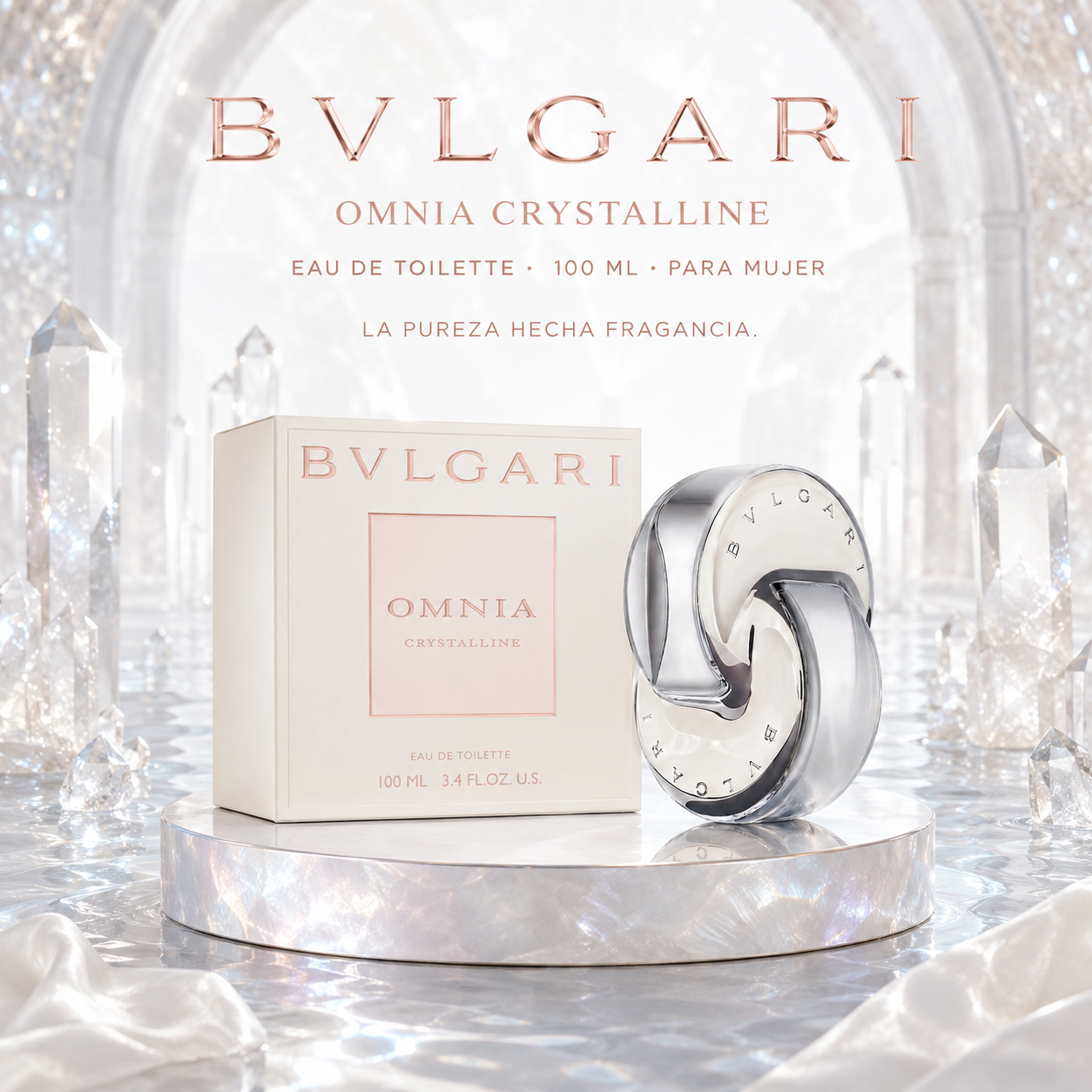 Bvlgari Omnia Crystalline 100ml para Mujer