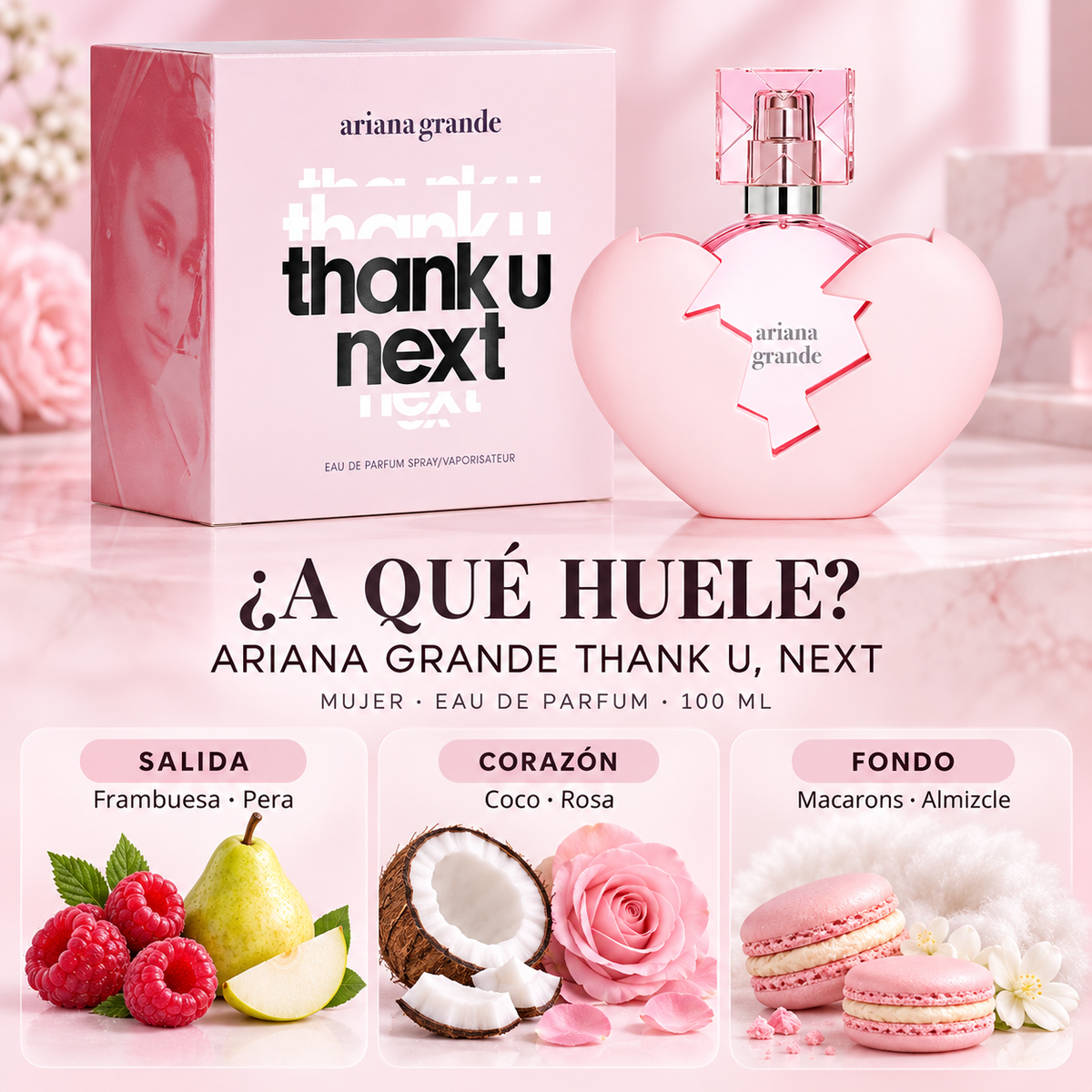 Ariana Grande Thank u Next 100ml para Mujer