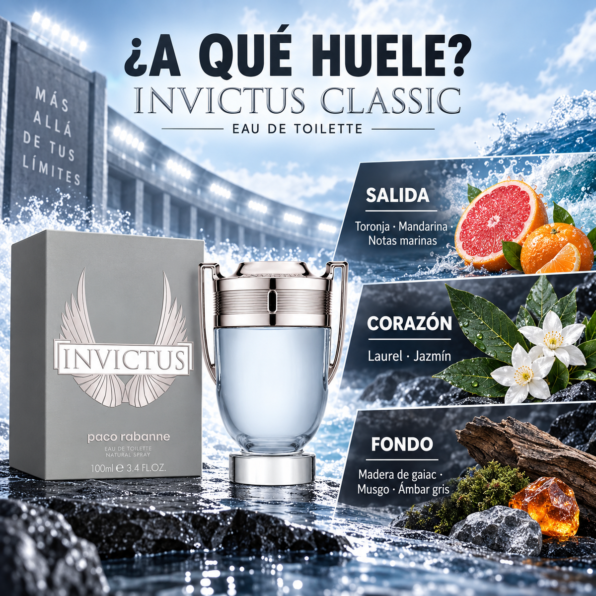 Paco Rabanne Invictus Classic para Hombre