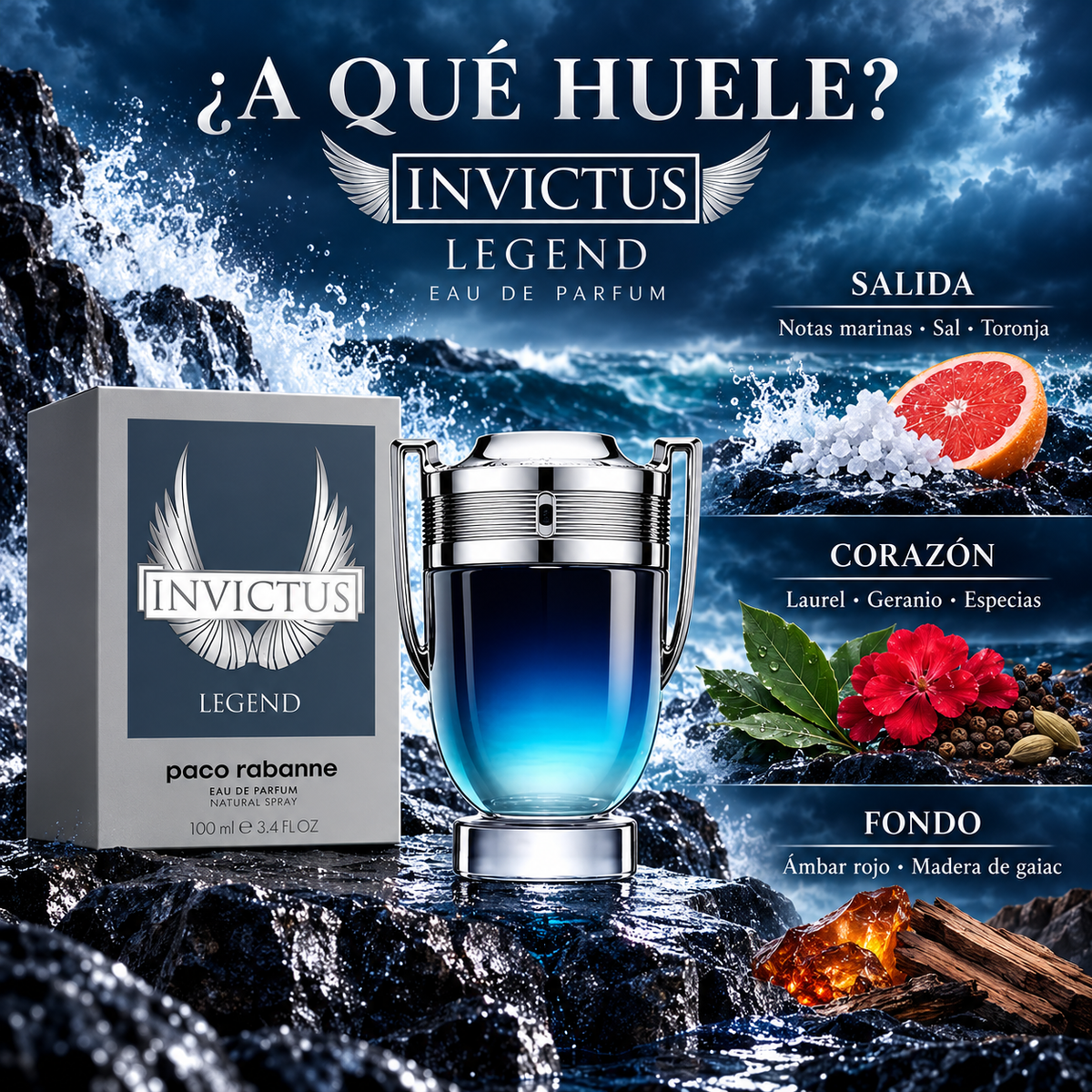 Paco Rabanne Invictus Legend para Hombre
