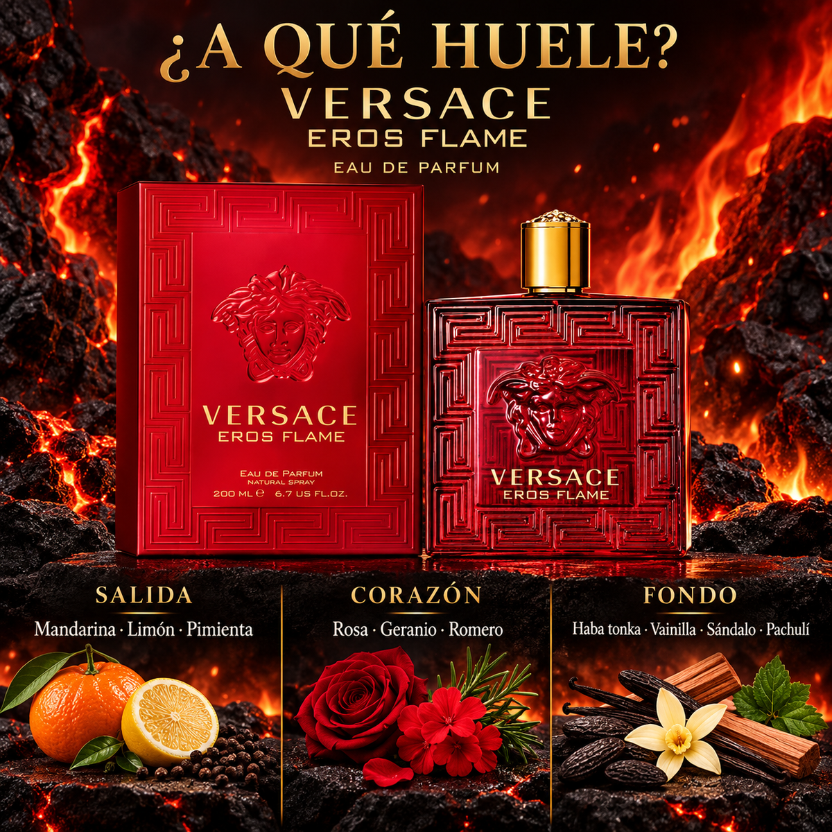 Versace Eros Flame para Hombre
