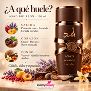 Lattafa Asad Bourbon 100ml para Hombre